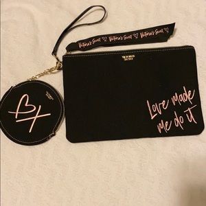 A two piece Victoria’s Secret handbag / small bag